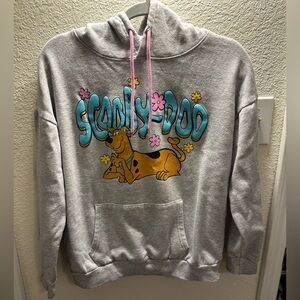 Gray Scooby-Doo Hoodie with Drawstrings